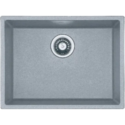 Гранітна мийка Quadro 53x46 Grey Metallic
