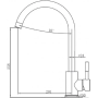 Кухонний змішувач SKF 850 ST Antracit - фото 2