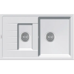 Гранітна мийка Classic 78x50x15 Alpine White