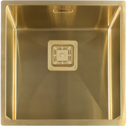 Нерж. мийка Quadro 44 R10 Nano Gold