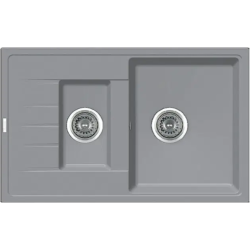 Гранітна мийка Classic 78x50x15 Grey Metallic Гранітна мийка Classic 78x50x15 Grey Metallic