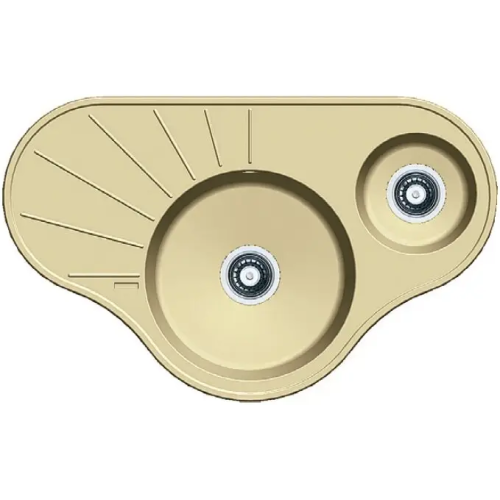 Гранітна мийка Arc 94x58x15 Cream