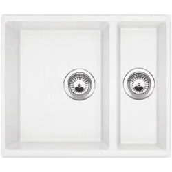 Гранітна мийка Quadro 56x46x15 Alpine White