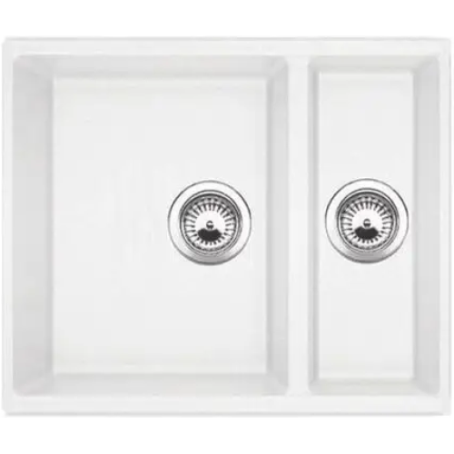 Гранітна мийка Quadro 56x46x15 Alpine White