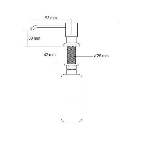 FASD 35 Inox (дозатор для мила) - фото 7 FASD 35 Inox (дозатор для мила) - фото 7