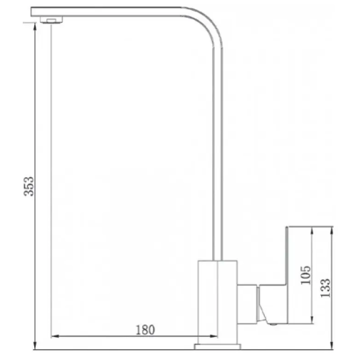 Кухонний змішувач SKF 870 ST Inox - фото 1 Кухонний змішувач SKF 870 ST Inox - фото 1