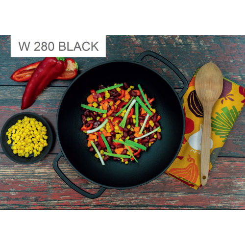 Сковорідка WOK W 280 Black - фото 4