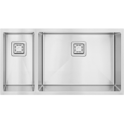 Нерж. мийка Quadro 74 Right (чаша зправа) 1,20 мм Нерж. мийка Quadro 74 Right (чаша зправа) 1,20 мм