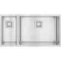 Нерж. мийка Quadro 74 Right (чаша зправа) 1,20 мм