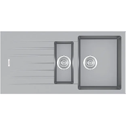 Гранітна мийка Classic 100x50x15 Grey Metallic