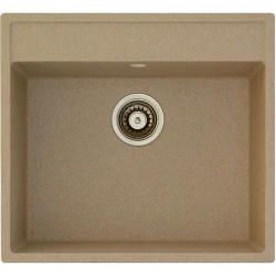 Гранітна мийка Quadro 56x51 Beige