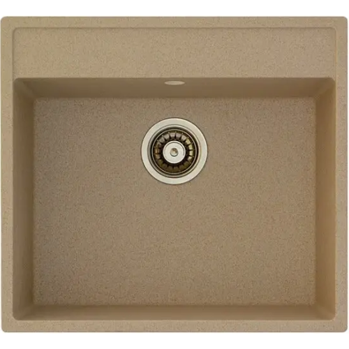 Гранітна мийка Quadro 56x51 Beige