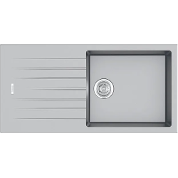 Гранітна мийка Classic 100x50 Grey Metallic