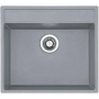 Гранітна мийка Quadro 56x51 Grey Metallic