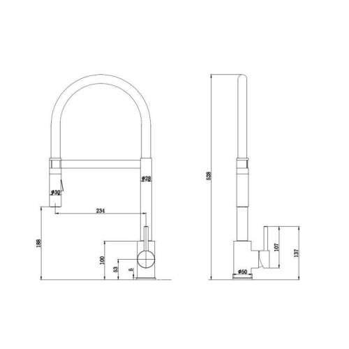 Кухонний змішувач FKM 43C SS Inox - фото 4