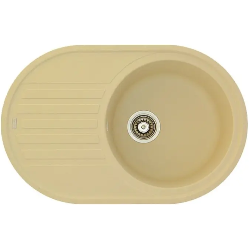 Гранітна мийка Arc 77x50 Cream