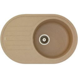 Гранітна мийка Arc 77x50 Beige