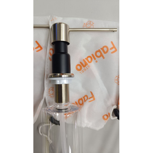 Дозатор Fabiano FASD 280 Inox/Velvet Black - фото 2