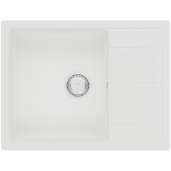 Гранітна мийка Cubix 65x50 Alpine White