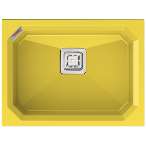 Гранітна мийка Crystal 61x46 Yellow