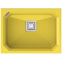 Гранітна мийка Crystal 61x46 Yellow