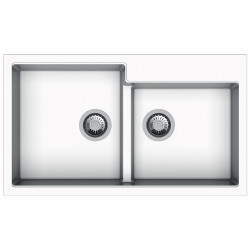 Гранітна мийка Navio 86x50x2 Alpine White