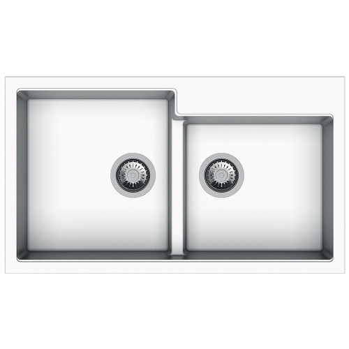 Гранітна мийка Navio 86x50x2 Alpine White