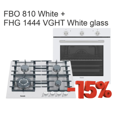 Комплект FBO 810 White + FHG 1444 VGHT White glass