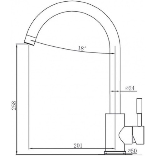 Кухонний змішувач SKF 850 ST Cream - фото 1