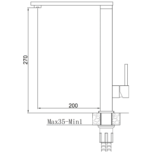 Кухонний змішувач FKM 57 Inox - фото 1