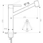 Кухонний змішувач FKM 66P Inox - фото 3 Кухонний змішувач FKM 66P Inox - фото 3