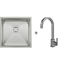 Мийка Quadro 44 Celldecor + Змішувач FKM 71 Inox