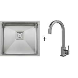 Мийка Quadro 49 Celldecor + Змішувач FKM 71 Inox