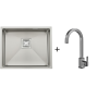Мийка Quadro 53 Celldecor + Змішувач FKM 71 Inox