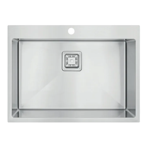 Мийка Top 65 Celldecor + Змішувач FKM 3120 Inox + Дозатор FASD 25 Inox - фото 1
