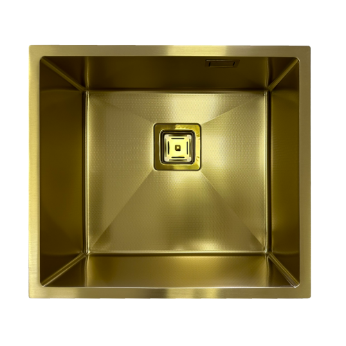 Нерж. мийка Quadro 49 Celldecor Nano Gold - фото 1 Нерж. мийка Quadro 49 Celldecor Nano Gold - фото 1