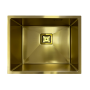 Нерж. мийка Quadro 53 Celldecor Nano Gold - фото 8