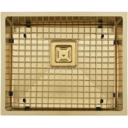 Нерж. мийка Quadro 53 Celldecor Nano Gold