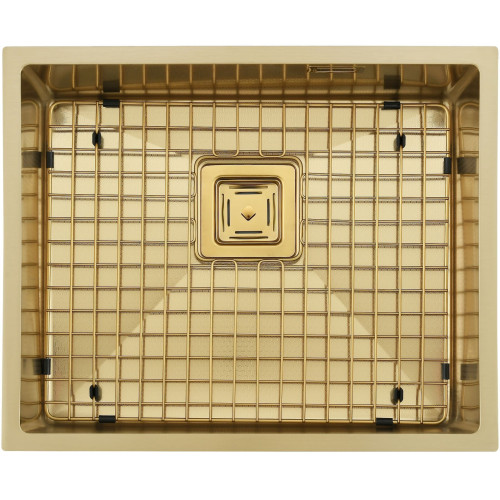 Нерж. мийка Quadro 53 Celldecor Nano Gold