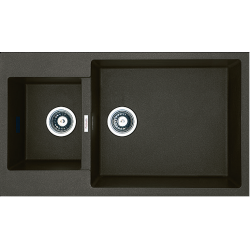 Гранітна мийка Quadro 86x50x15 Espresso Гранітна мийка Quadro 86x50x15 Espresso