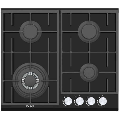 Варильна поверхня газова FHG 8244 VGHT Black Glass - фото 1 Варильна поверхня газова FHG 8244 VGHT Black Glass - фото 1