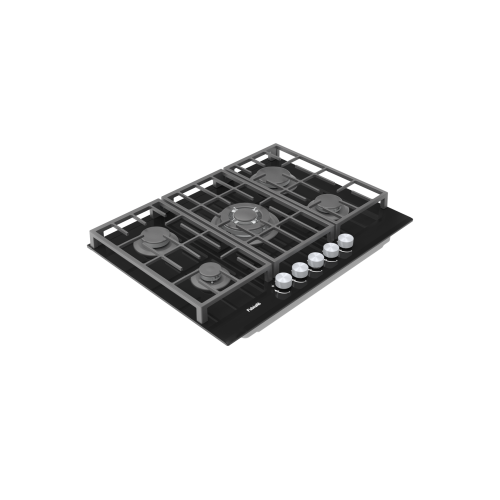 Варильна поверхня газова FHG 8255 VGHT Black Glass - фото 2 Варильна поверхня газова FHG 8255 VGHT Black Glass - фото 2