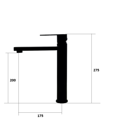 Змішувач для раковини Alvi 30201 Black - фото 4