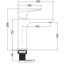 Змішувач для раковини Logic 17101 Black - фото 7 Змішувач для раковини Logic 17101 Black - фото 7